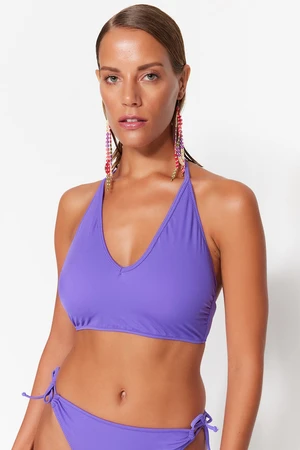 Trendyol Purple Bralette Bikini Top