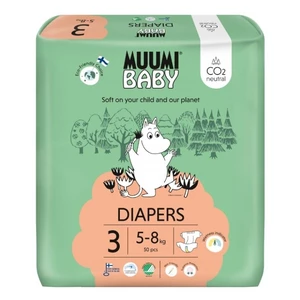 MUUMI BABY 3 Midi 5–8 kg eko pleny 50 ks