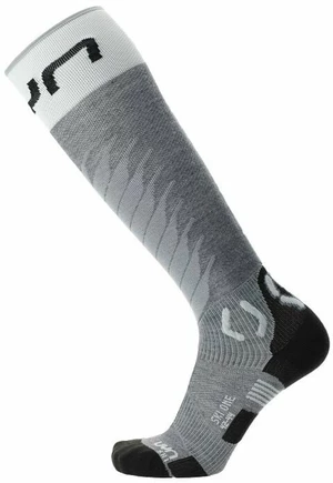 UYN Man Ski One Merino Socks Grey Melange/White 35-38 Lyžařské ponožky