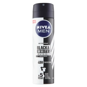 NIVEA  Men Invisible Black & White Original Sprej antiperspirant 150 ml