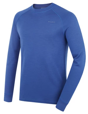 Men's merino sweatshirt HUSKY Aron M blue