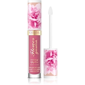 Eveline Cosmetics Flower Garden krémový lesk na rty s kyselinou hyaluronovou odstín 03 Magnolia Charm 4,5 ml