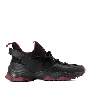 Czarne sneakersy męskie