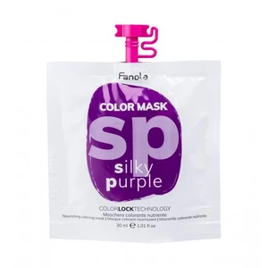 Fanola Color Mask 30 ml barva na vlasy pro ženy Silky Purple na barvené vlasy; na všechny typy vlasů