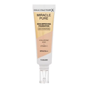 Max Factor Miracle Pure Skin-Improving Foundation SPF30 30 ml make-up pro ženy 75 Golden na všechny typy pleti