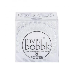 Invisibobble Power Hair Ring 3 ks gumička na vlasy pro ženy Crystal Clear