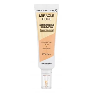 Max Factor Miracle Pure Skin-Improving Foundation SPF30 30 ml make-up pre ženy 70 Warm Sand na veľmi suchú pleť