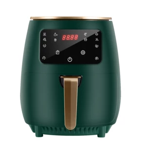 AUGIENB 1800W 4.5L Air Fryer Oil free Health Fryer Cooker 110V/220V Multifunction Smart Touch LCD Airfryer French fries