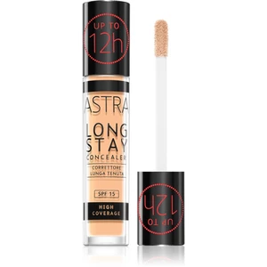 Astra Make-up Long Stay korektor s vysokým krytím SPF 15 odtieň 004W Sand 4,5 ml