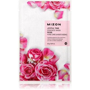 Mizon Joyful Time Rose hydratačná plátienková maska pre stiahnuté póry 23 g