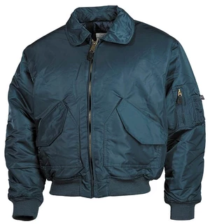 Bunda MFH® Flight Jacket CWU “Bomber“ – Navy Blue (Barva: Navy Blue, Velikost: XL)