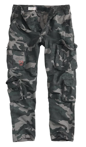 Kalhoty RAW VINTAGE SURPLUS® Airborne Slimmy - black camo (Barva: Black Camo , Velikost: S)