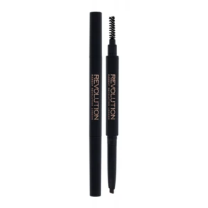 Makeup Revolution London Duo Brow Definer 0,15 g ceruzka na obočie pre ženy Medium Brown