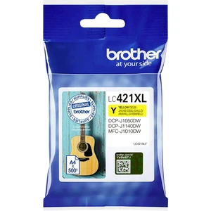 Brother Ink cartridge LC421XLY originál Single žltá LC421XLY