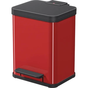 Hailo Öko duo plus M 0622-240 odpadkový kôš 18 l ocelový plech (š x v x h) 320 x 430 x 330 mm červená, čierna s pedálový