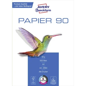 Avery-Zweckform PAPER Inkjet + Laser 2563  univerzálne kopírovací papier A4 90 g/m² 500 listov biela