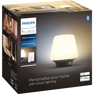 Philips Lighting Hue LED stolná lampa 871951434141800  Hue White Amb. Wellness Tischleuchte schwarz 806lm inkl. Dimmscha