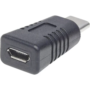 Manhattan USB 2.0 adaptér [1x USB 3.1 zástrčka C - 1x micro USB 2.0 zásuvka B] 354660