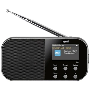Imperial DABMAN 15 vreckové rádio DAB+, FM AUX, DAB+, UKW  zámok klávesnice, funkcia alarmu, možné znovu nabíjať antraci
