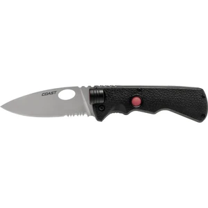 Coast Light-Knife LK375 139901 vreckový nôž s klipom, vr. LED svetlá  čierna