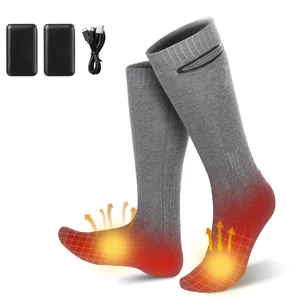 Unisex Heated Socks Electric Heated Socks Rechargeable 3.7v 4500mAh Foot Warmer Thermal Socks Warm Winter Socks For Outd