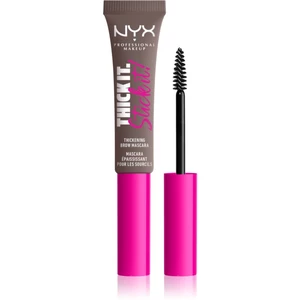NYX Professional Makeup Thick it Stick It Brow Mascara řasenka na obočí odstín 05 Ash Brown 7 ml