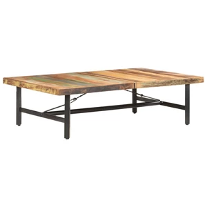 Coffee Table 55.9"x35.4"x16.5" Solid Reclaimed Wood