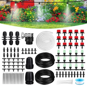 NASUM 40+2M Automatic Sprinkler DIY Garden Watering Micro Drip Irrigation System Hose Kits