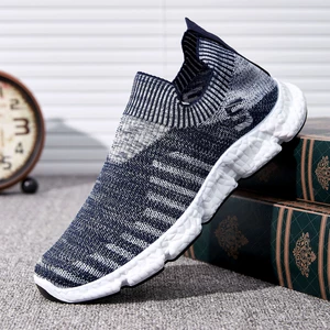 Men's Stretch Knit Slip-On Comfortable Breathable Lightweight Casual Sneakers