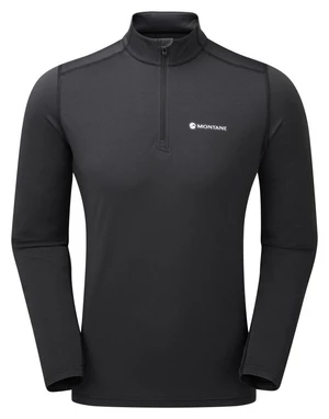 Tričko Thermo Zip Neck Dart Montane® – Černá (Barva: Černá, Velikost: XL)