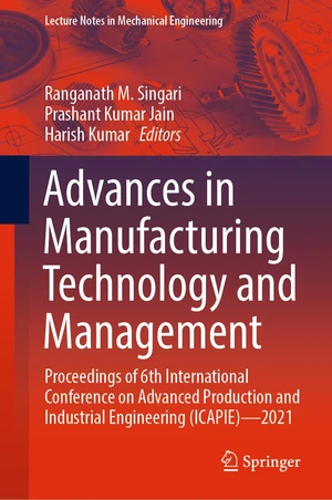 Advances in Manufacturing Technology and Management