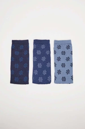 Ponožky women'secret Winter 3-pack dámské, šedá barva