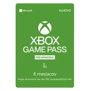 Xbox Game Pass 6 havi előfizetés