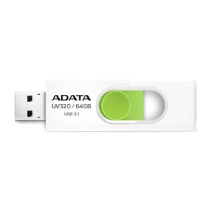 USB kulcs A-DATA UV320, 64GB, USB 3.1 - sebesség 80 MB/s, White (AUV320-64G-RWHGN)