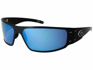 Slnečné okuliare Magnum Polarized Gatorz® – Smoke Polarized w/ Blue Mirror, Čierna (Farba: Čierna, Šošovky: Smoke Polarized w/ Blue Mirror)