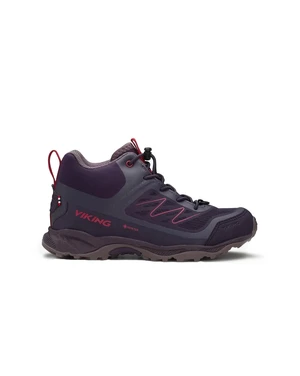 Viking Tind Mid GTX EU 40, mid grey/ruby red Dětské boty