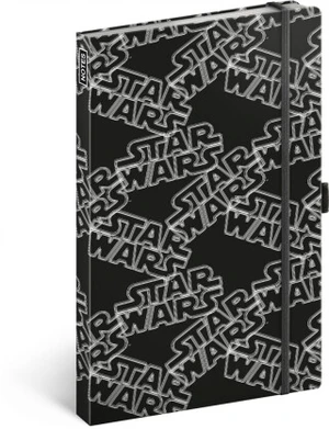 Notes Star Wars Black linkovaný