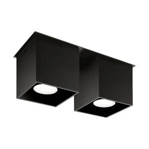 Čierne stropné svietidlo Nice Lamps Geo