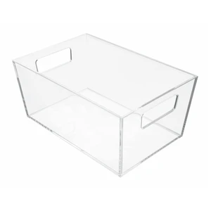 Úložný priehľadný box iDesign Clarity, 22,8 × 15,2 cm