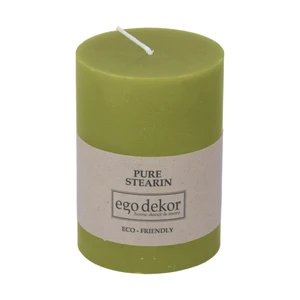 Zelená sviečka Eco candles by Ego dekor Friendly, doba horenia 37 h