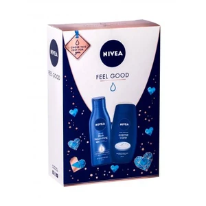 Nivea Creme Care darčeková kazeta sprchovací krém 250 ml + telové mlieko Rich Nourishing 250 ml pre ženy poškodená krabička