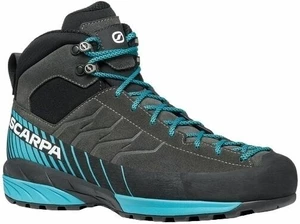 Scarpa Mescalito Mid GTX Shark/Azure 41 Pantofi trekking de bărbați