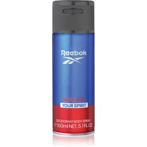 Reebok Move Your Spirit energizující tělový sprej pro muže 150 ml