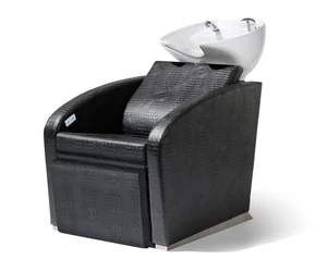Kadernícky umývací box Sibel Elegantia Relax - čierny s krokodílím vzorom (018915092) + darček zadarmo