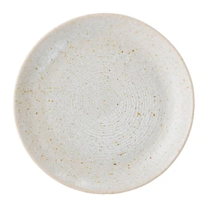 Krémovobiely kameninový dezertný tanier Bloomingville Pixie, ø 16 cm