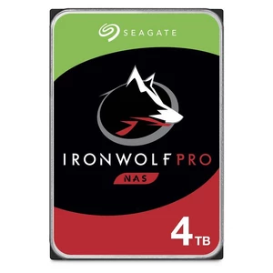 Pevný disk 3,5" Seagate IronWolf Pro 4TB (ST4000NE001) pevný disk • kapacita 4 TB • odolné vyhotovenie • vhodný na veľkú záťaž • spoľahlivosť a stabil