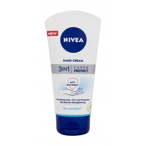 Nivea Care & Protect 3in1 75 ml krém na ruky pre ženy