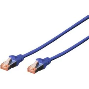 Síťový kabel RJ45 Digitus DK-1644-020/B, CAT 6, S/FTP, 2.00 m, modrá
