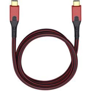 USB 3.0 kabel Oehlbach USB Evolution CC 9431, 1.00 m, červená/černá
