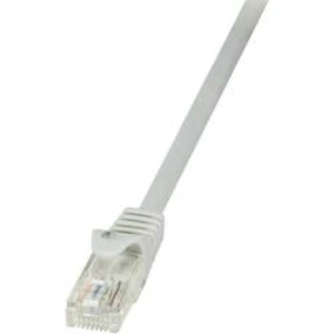 Síťový kabel RJ45 LogiLink CP1102U, CAT 5e, U/UTP, 15.00 m, šedá